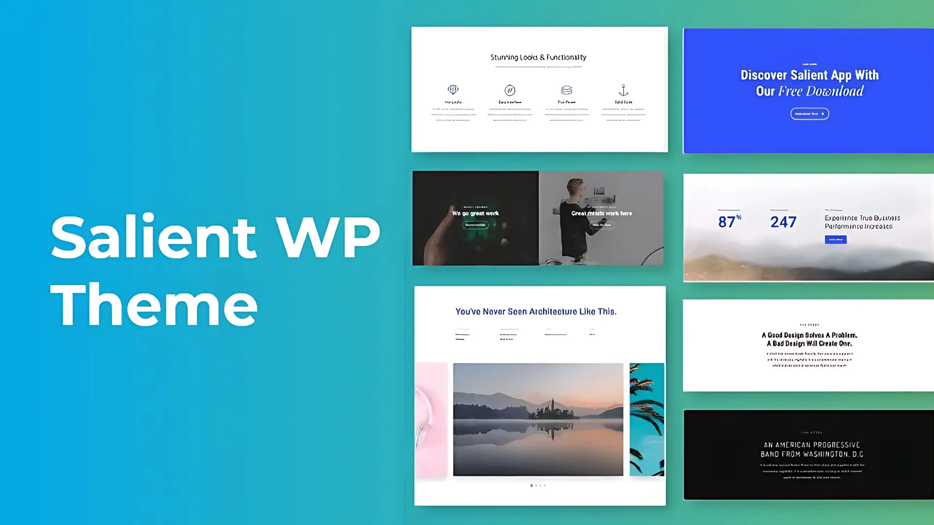best wordpress themes business salient theme