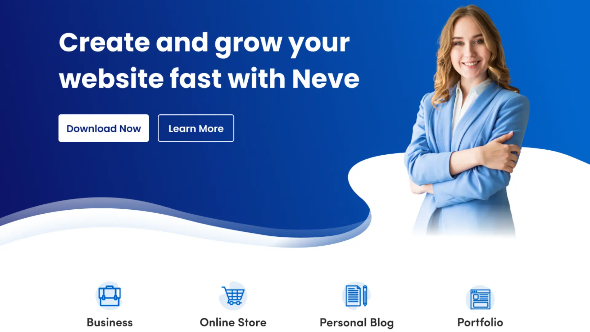best wordpress themes for business neve theme