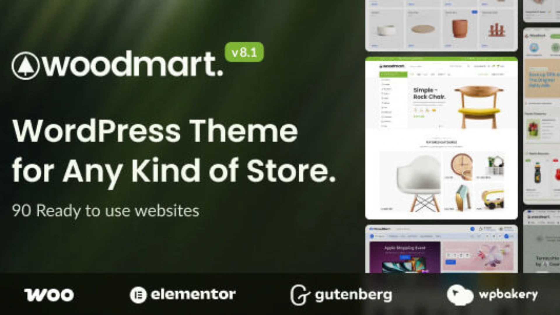 best wordpress themes for ecommerce - WoodMart